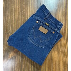 WRANGLER Mens 36x34 Cowboy Cut Original Fit Blue Denim Jeans 13MWZ Western
